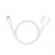 TechMatte Apple Pencil Charging Adapter for iPad Pro (30см.) - кабел (USB към женски Lightning) за зареждане на Apple Pencil от iPad Pro (бял) 4