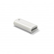 TechMatte Apple Pencil Lightning Cable Charging Adapter - Lightning адаптер (женски към женски Lightning) за зареждане на Apple Pencil (бял) 3