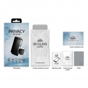 Eiger Privacy 3D Tempered Glass - калено стъклено защитно покритие с извити ръбове и определен ъгъл на виждане за целия дисплея на Samsung Galaxy S8 (черен-прозрачен) 4