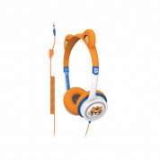 iFrogz Little Rockers Costume V2 Tiger Kids On-Ear Headphones - слушалки подходящи за деца за мобилни устройства (оранжев) 3