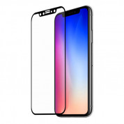 Eiger 3D 360 Screen Protector Back and Front Glass for iPhone XS, iPhone X Clear/Black 5