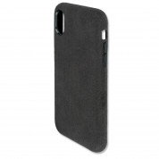 4smarts Clip-On Cover VELOURS for Apple iPhone XS, iPhone X (black)