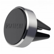 Satechi Magnet Vent Mount - магнитна поставка за радиатора на кола за смартфони (тъмносив)