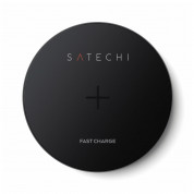 Satechi Wireless Charging Pad Fast Charge - поставка (пад) за безжично захранване за QI съвместими устройства (тъмносив)