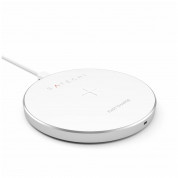 Satechi Wireless Charging Pad Fast Charge - поставка (пад) за безжично захранване за QI съвместими устройства (сребрист) 2