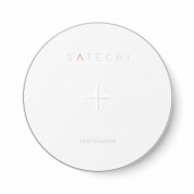 Satechi Wireless Charging Pad Fast Charge - поставка (пад) за безжично захранване за QI съвместими устройства (сребрист)
