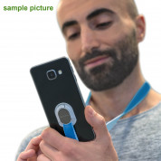 4smarts Loop-Guard Neck Strap for Smartphones black / blue - sky blue 2