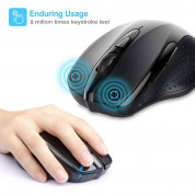 TeckNet BM307 Bluetooth Mouse - ергономична безжична мишка с блутут (за PC) (черна) 4