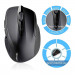 TeckNet BM307 Bluetooth Mouse - ергономична безжична мишка с блутут (за PC) (черна) 2