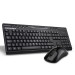 Tecknet Keyboard and Mouse Set Office Slim X300 V2 - комплект устойчива на течности клавиатура и безжична мишка за офиса (черен) 2