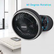 VOXON KYT09 TurboForce Air Circulator Table Fan Wall Mounted Fans - стенен вентилатор 4
