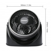 VOXON KYT09 TurboForce Air Circulator Table Fan Wall Mounted Fans - стенен вентилатор 2
