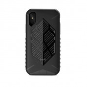 Moshi Talos Case - хибриден удароустойчив кейс за iPhone XS, iPhone X (черен)