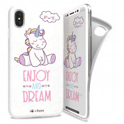 iPaint Dream Soft Case - силиконов (TPU) калъф за iPhone XS, iPhone X