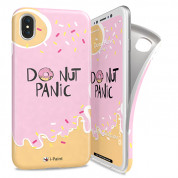iPaint Donut Soft Case - силиконов (TPU) калъф за iPhone XS, iPhone X