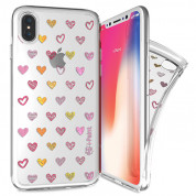 iPaint Glamour Hearts Case for iPhone XS, iPhone X