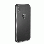 Ferrari Heritage Aluminium Hard Case for iPhone XS, iPhone X (black) 5