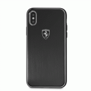 Ferrari Heritage Aluminium Hard Case for iPhone XS, iPhone X (black) 4