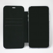 BMW M Collection Book Case - дизайнерски кожен калъф, тип портфейл за iPhone XS, iPhone X (черен) 2