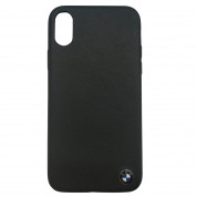 BMW Signature Genuine Leather Soft Case - кожен кейс (естествена кожа) за iPhone XS, iPhone X (черен) 1