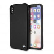 BMW Signature Genuine Leather Soft Case for iPhone XS, iPhone X (black)