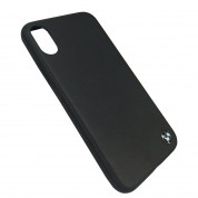 BMW Signature Genuine Leather Soft Case - кожен кейс (естествена кожа) за iPhone XS, iPhone X (черен) 2