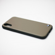 BMW Signature Genuine Leather Soft Case - кожен кейс (естествена кожа) за iPhone XS, iPhone X (кафяв) 3