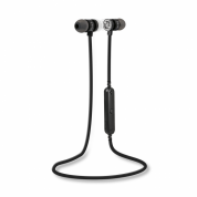 Guess Bluetooth Earphones - безжични блутут слушалки с микрофон за мобилни устройства (черен)