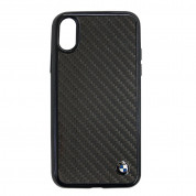 BMW Signature Real Carbon Fiber Hard Case for iPhone XS, iPhone X (black) 2