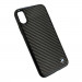 BMW Signature Real Carbon Fiber Hard Case - дизайнерски карбонов кейс за iPhone XS, iPhone X (черен) 1
