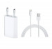 Apple Lightning Charger Set - комплект оригинален USB кабел и оригинално захранване за iPhone с Lightning вход (bulk) 1