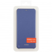 Huawei Flip Cover - оригинален кожен калъф за Huawei P Smart (син) 3