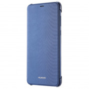 Huawei Flip Cover - оригинален кожен калъф за Huawei P Smart (син) 1