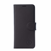 JT Berlin LeatherBook Kreuzberg Case - хоризонтален кожен (естествена кожа) калъф тип портфейл за Nokia 8 (черен)