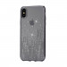 Devia Crystal Meteor Case - силиконов (TPU) калъф за iPhone XS, iPhone X (с кристали Сваровски) (черен) 1