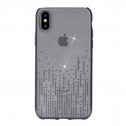 Devia Crystal Meteor Case with Swarovski Elements for iPhone XS, iPhone X  (gun black) 1