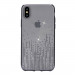 Devia Crystal Meteor Case - силиконов (TPU) калъф за iPhone XS, iPhone X (с кристали Сваровски) (черен) 2