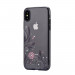 Devia Crystal Petunia Case - поликрабонатов кейс за iPhone XS, iPhone X (с кристали Сваровски) (черен) 2