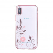 Devia Crystal Petunia Case with Swarovski Elements for iPhone X (rose gold)