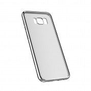 Devia Glitter Soft Case - силиконов (TPU) калъф за Samsung Galaxy S8 (прозрачен-сребрист)