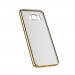 Devia Glitter Soft Case - силиконов (TPU) калъф за Samsung Galaxy S8 Plus (прозрачен-златист) 1