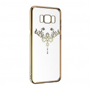 Devia Crystal Iris Case with Swarovski Elements for Samsung Galaxy S8 (gold)