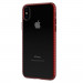 Comma Legende Case - поликарбонатов кейс за iPhone XS, iPhone X (прозрачен-червен) 1
