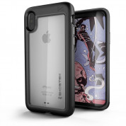 Ghostek Atomic Slim Case - хибриден удароустойчив кейс за iPhone XS, iPhone X (черен)