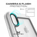 Ghostek Atomic Slim Case - хибриден удароустойчив кейс за iPhone XS, iPhone X (черен) 7