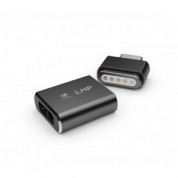 LMP USB-C Magnetic Safety Charging Adapter - USB-C към USB-C магнитен адаптер за MacBook и устройства с USB-C порт (тъмносив)