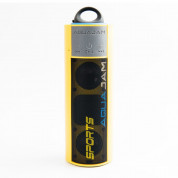 AquaJam AJ2 Waterproof IPX7 Speaker - водоустойчив безжичен спийкър с микрофон и вградена батерия за мобилни устройства (жълт)