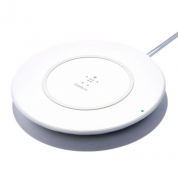 Belkin Wireless Charge - поставка (пад) за безжично захранване за iPhone X, iPhone 8, 8 plus и QI съвместими устройства (бял)