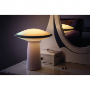 Philips Hue Phoenix Dimmable LED Smart Table Lamp (Opal White, Compatible with Amazon Alexa, Apple HomeKit, and Google Assistant)  2