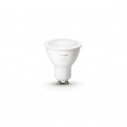 Philips Hue White Ambiance 5.5W GU10 - единична лампа GU10 с бяла светлина за безжично управляемо осветление за iOS и Android устройства